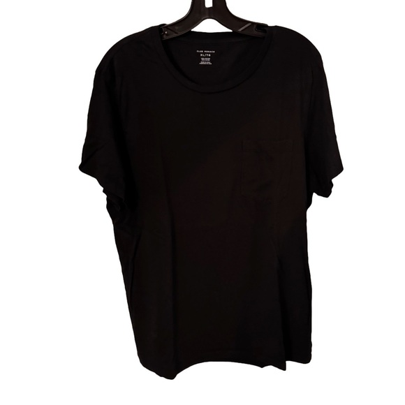 Club Monaco Men's Pocket T Shirt Black Crewneck Solid Pullover NWOT Sz XL - Picture 1 of 10